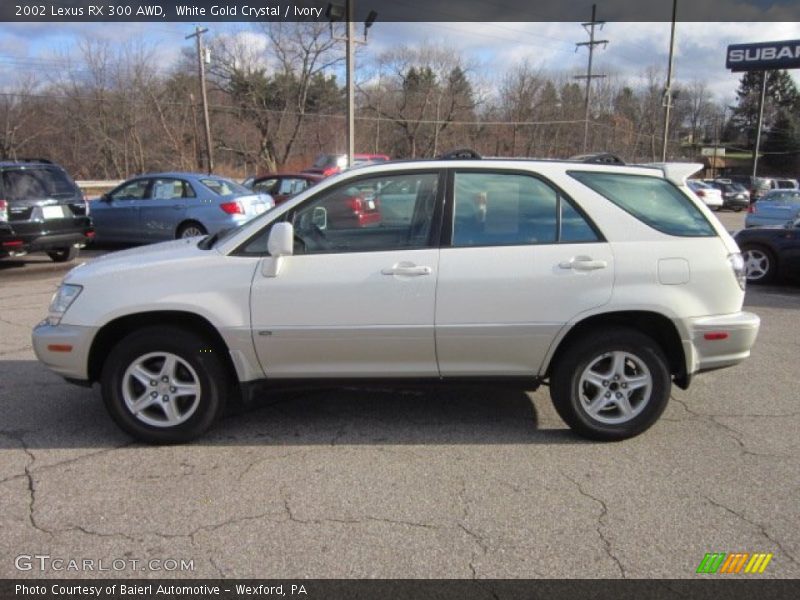 White Gold Crystal / Ivory 2002 Lexus RX 300 AWD