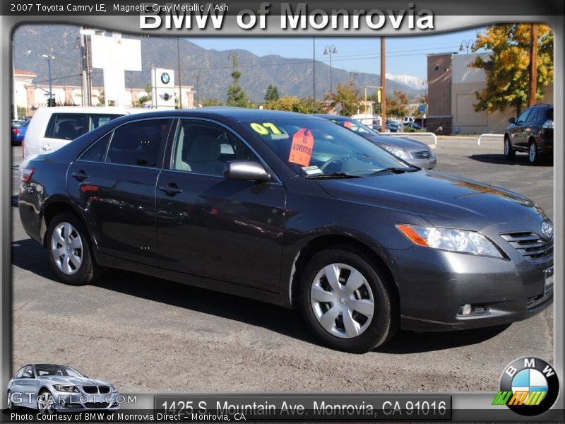 Magnetic Gray Metallic / Ash 2007 Toyota Camry LE