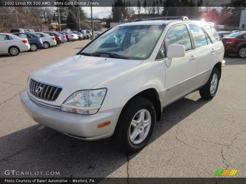 White Gold Crystal / Ivory 2002 Lexus RX 300 AWD