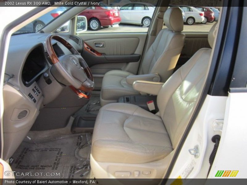 White Gold Crystal / Ivory 2002 Lexus RX 300 AWD