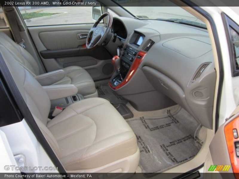 White Gold Crystal / Ivory 2002 Lexus RX 300 AWD