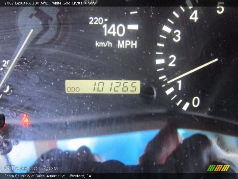 White Gold Crystal / Ivory 2002 Lexus RX 300 AWD