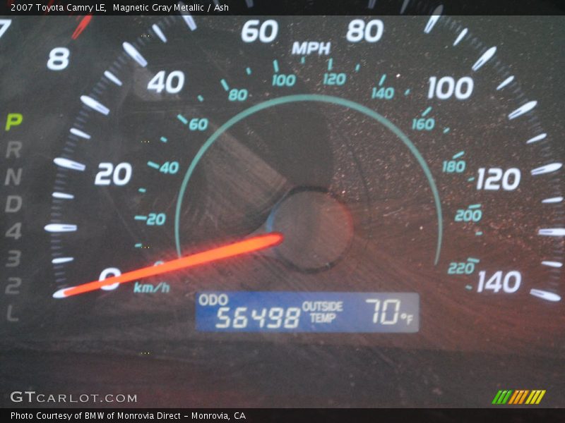 Magnetic Gray Metallic / Ash 2007 Toyota Camry LE