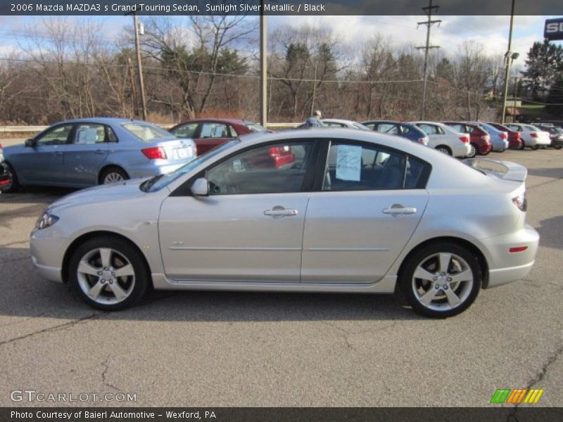 Sunlight Silver Metallic / Black 2006 Mazda MAZDA3 s Grand Touring Sedan