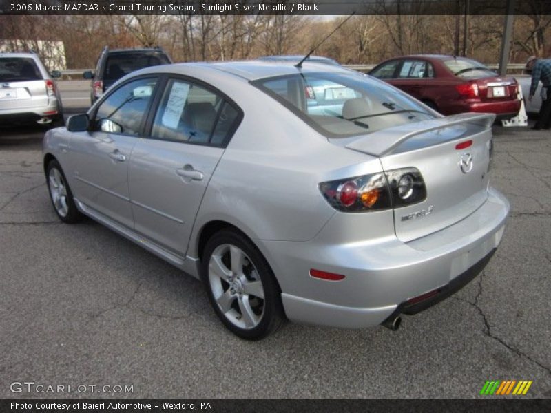Sunlight Silver Metallic / Black 2006 Mazda MAZDA3 s Grand Touring Sedan
