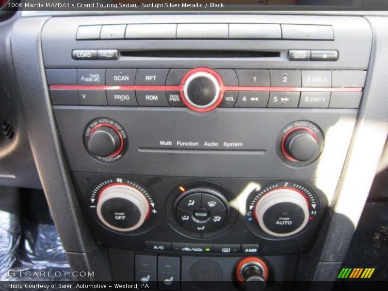 Sunlight Silver Metallic / Black 2006 Mazda MAZDA3 s Grand Touring Sedan