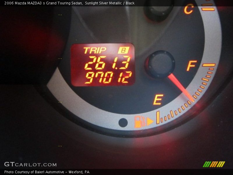 Sunlight Silver Metallic / Black 2006 Mazda MAZDA3 s Grand Touring Sedan