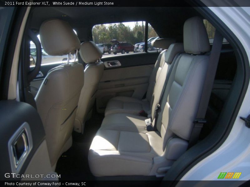 White Suede / Medium Light Stone 2011 Ford Explorer XLT