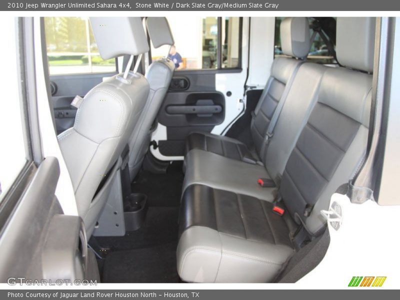 Stone White / Dark Slate Gray/Medium Slate Gray 2010 Jeep Wrangler Unlimited Sahara 4x4