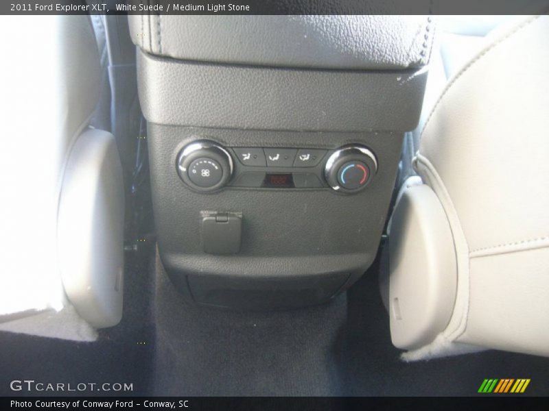 White Suede / Medium Light Stone 2011 Ford Explorer XLT