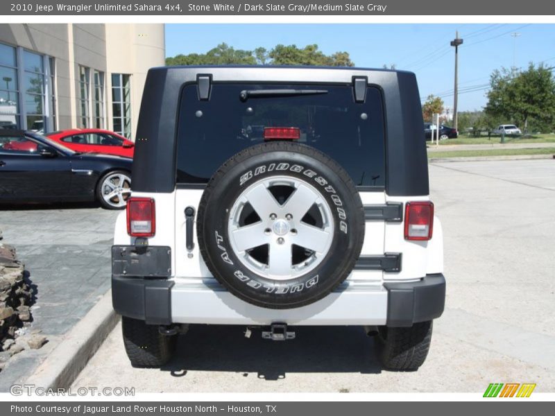 Stone White / Dark Slate Gray/Medium Slate Gray 2010 Jeep Wrangler Unlimited Sahara 4x4