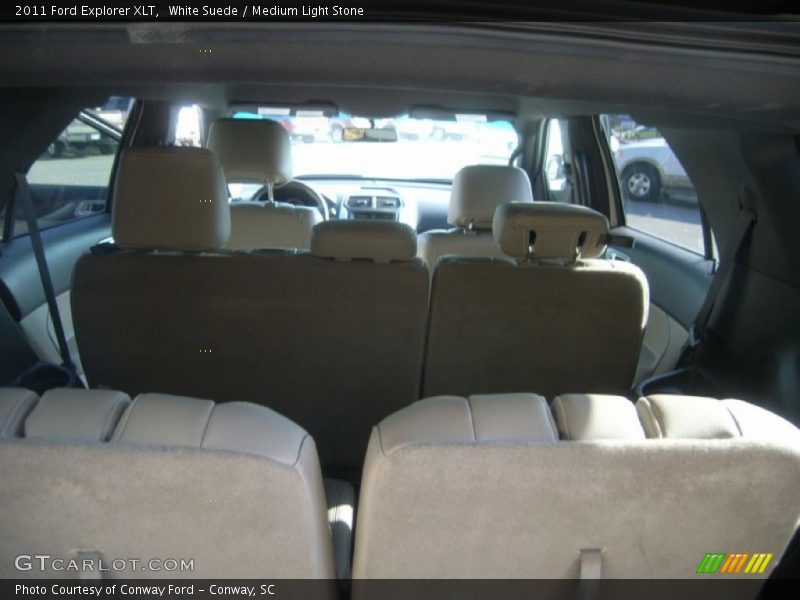 White Suede / Medium Light Stone 2011 Ford Explorer XLT