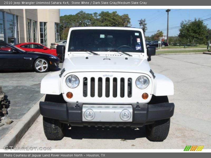 Stone White / Dark Slate Gray/Medium Slate Gray 2010 Jeep Wrangler Unlimited Sahara 4x4