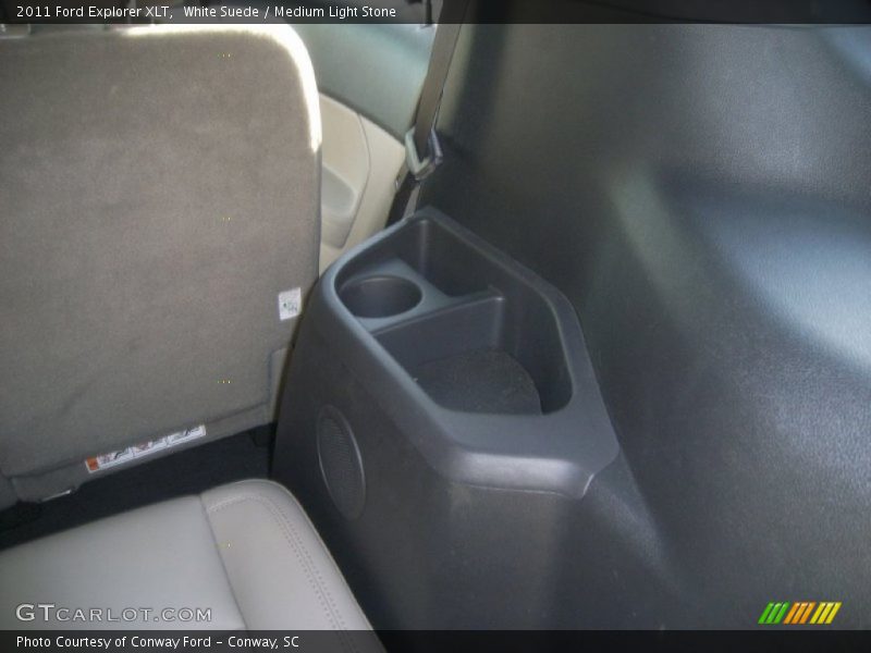 White Suede / Medium Light Stone 2011 Ford Explorer XLT