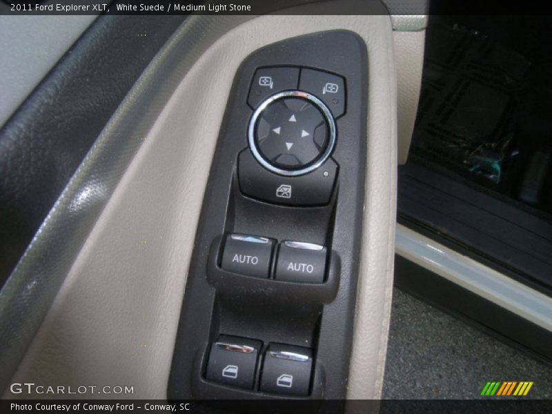 White Suede / Medium Light Stone 2011 Ford Explorer XLT