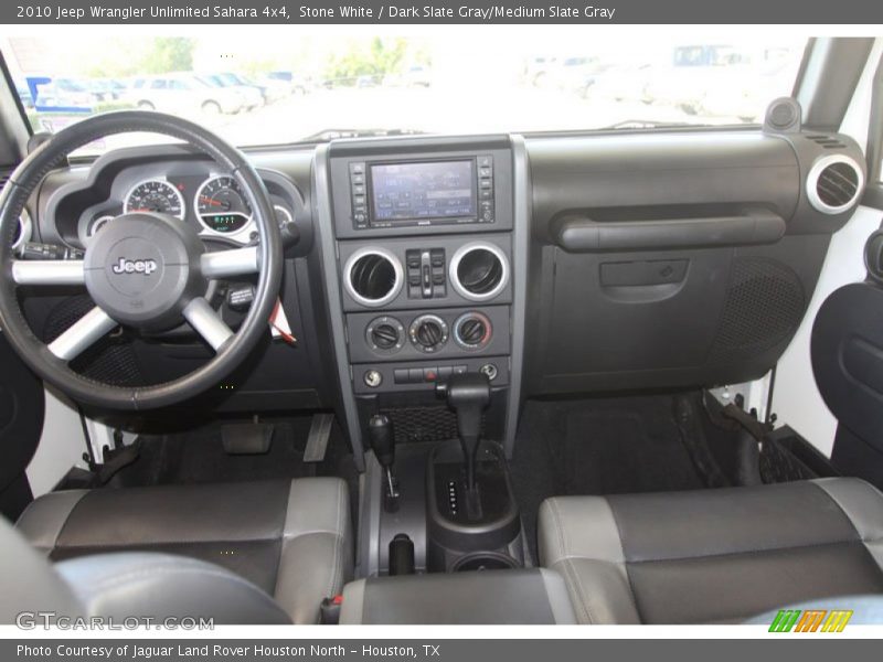 Stone White / Dark Slate Gray/Medium Slate Gray 2010 Jeep Wrangler Unlimited Sahara 4x4