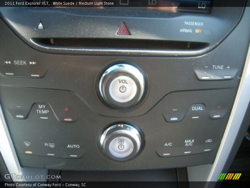 White Suede / Medium Light Stone 2011 Ford Explorer XLT
