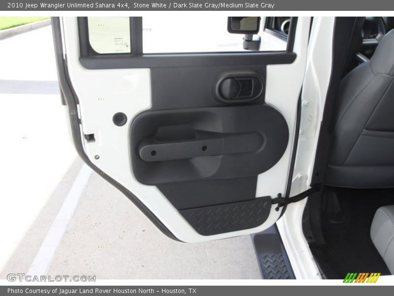 Stone White / Dark Slate Gray/Medium Slate Gray 2010 Jeep Wrangler Unlimited Sahara 4x4
