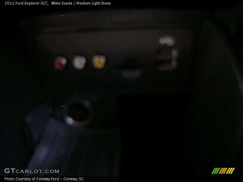 White Suede / Medium Light Stone 2011 Ford Explorer XLT