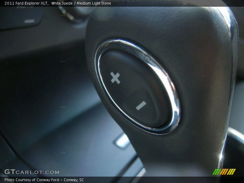 White Suede / Medium Light Stone 2011 Ford Explorer XLT
