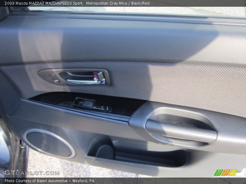 Metropolitan Gray Mica / Black/Red 2009 Mazda MAZDA3 MAZDASPEED3 Sport