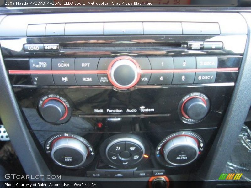 Metropolitan Gray Mica / Black/Red 2009 Mazda MAZDA3 MAZDASPEED3 Sport