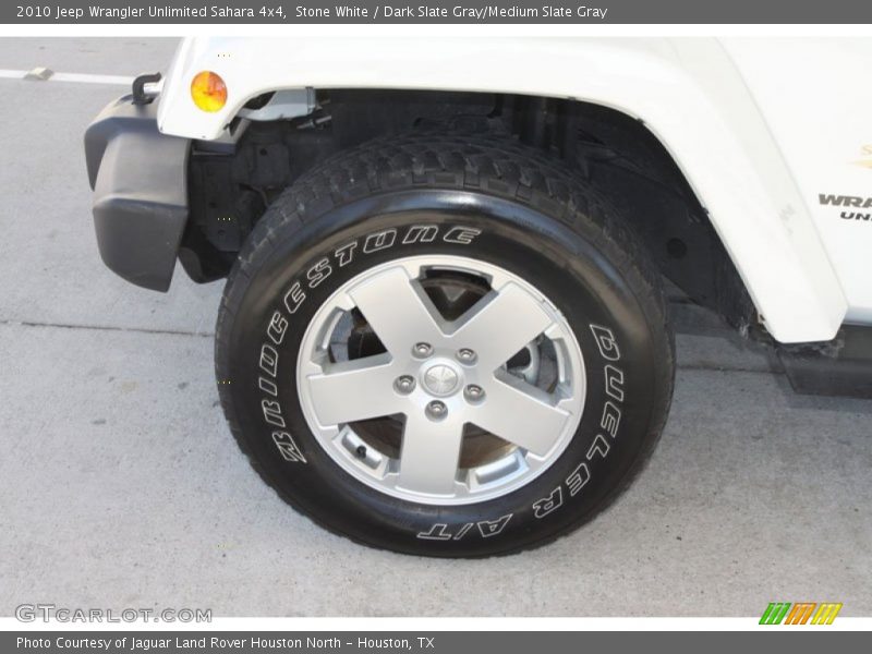 Stone White / Dark Slate Gray/Medium Slate Gray 2010 Jeep Wrangler Unlimited Sahara 4x4