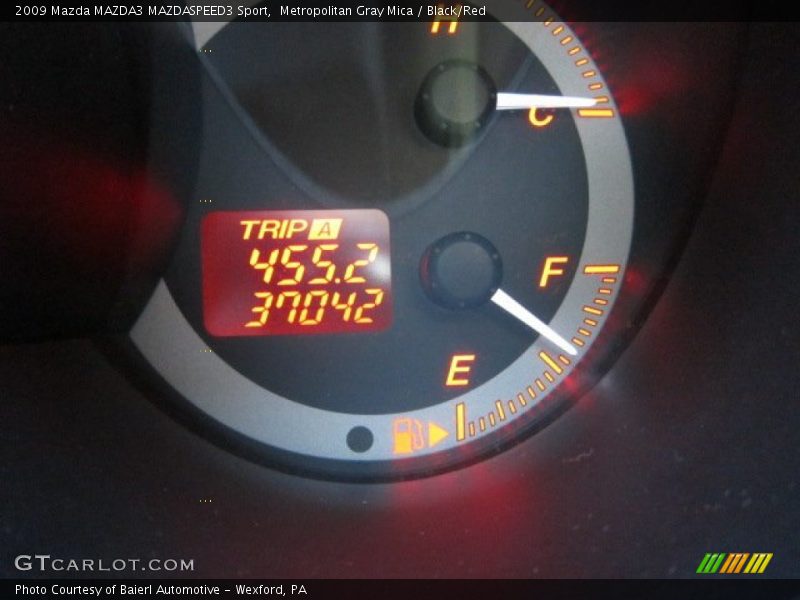 Metropolitan Gray Mica / Black/Red 2009 Mazda MAZDA3 MAZDASPEED3 Sport