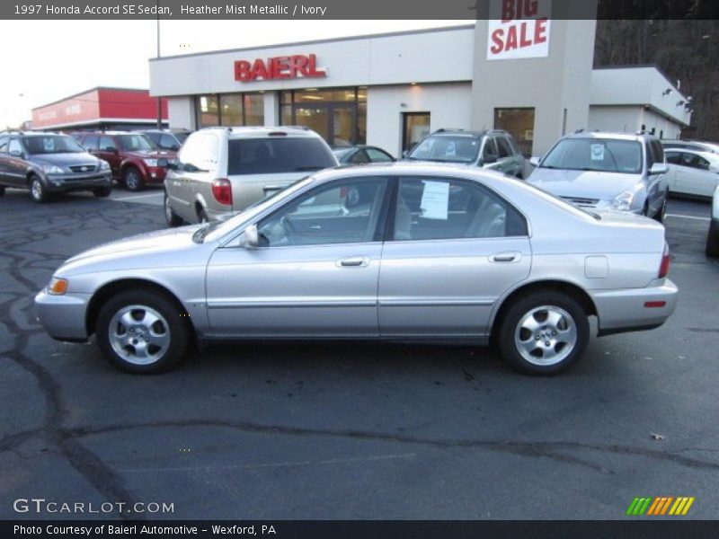 Heather Mist Metallic / Ivory 1997 Honda Accord SE Sedan