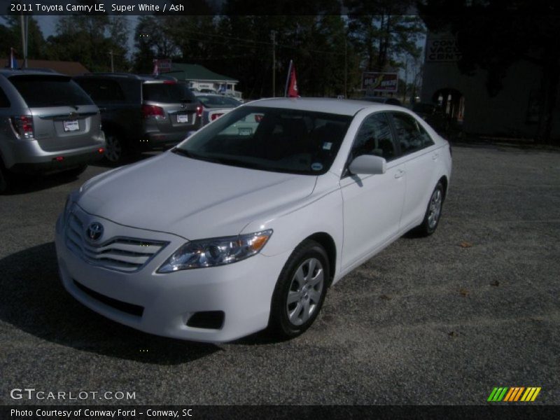 Super White / Ash 2011 Toyota Camry LE