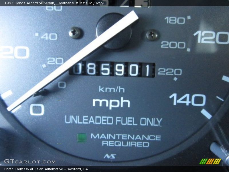 Heather Mist Metallic / Ivory 1997 Honda Accord SE Sedan