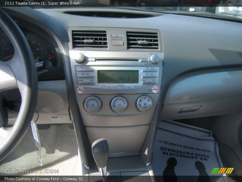 Super White / Ash 2011 Toyota Camry LE