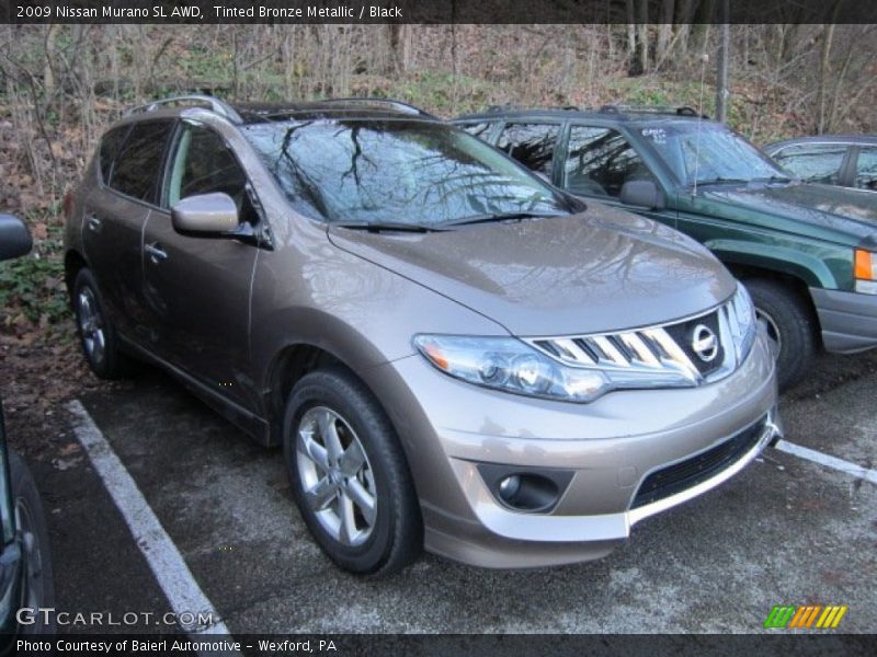 Tinted Bronze Metallic / Black 2009 Nissan Murano SL AWD