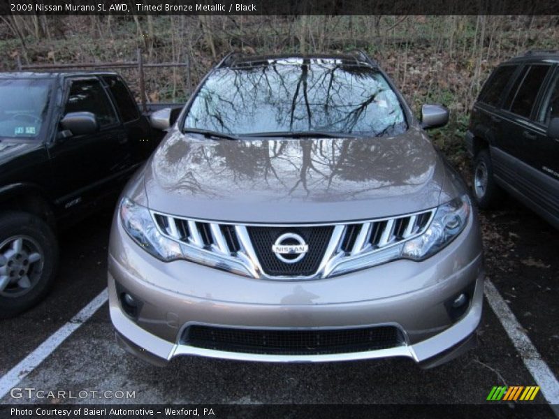 Tinted Bronze Metallic / Black 2009 Nissan Murano SL AWD