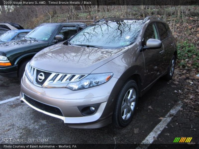 Tinted Bronze Metallic / Black 2009 Nissan Murano SL AWD
