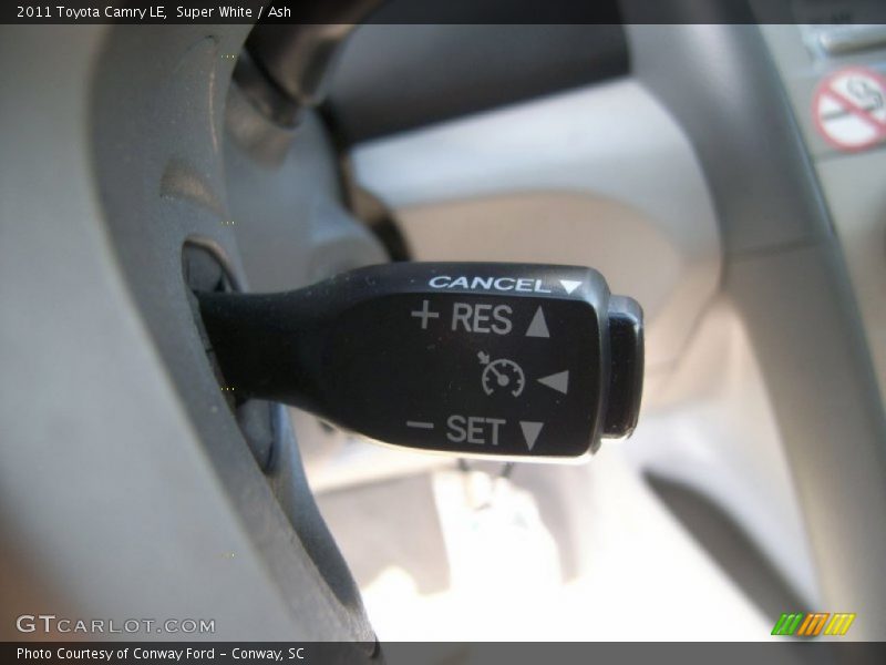 Super White / Ash 2011 Toyota Camry LE