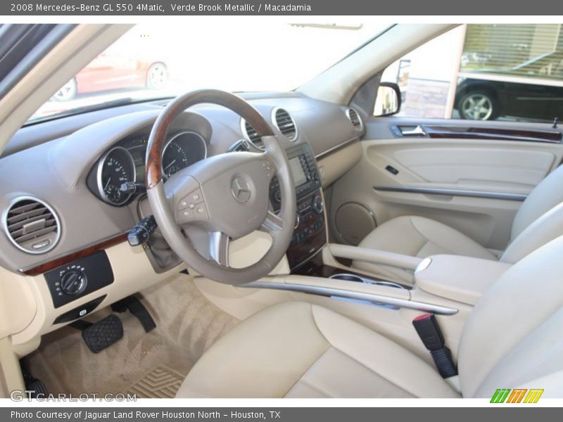 Verde Brook Metallic / Macadamia 2008 Mercedes-Benz GL 550 4Matic