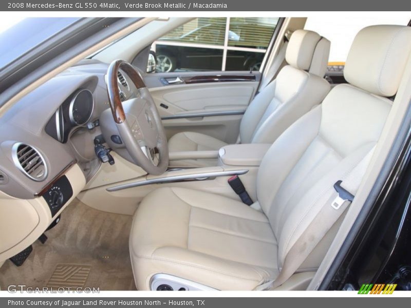 Verde Brook Metallic / Macadamia 2008 Mercedes-Benz GL 550 4Matic