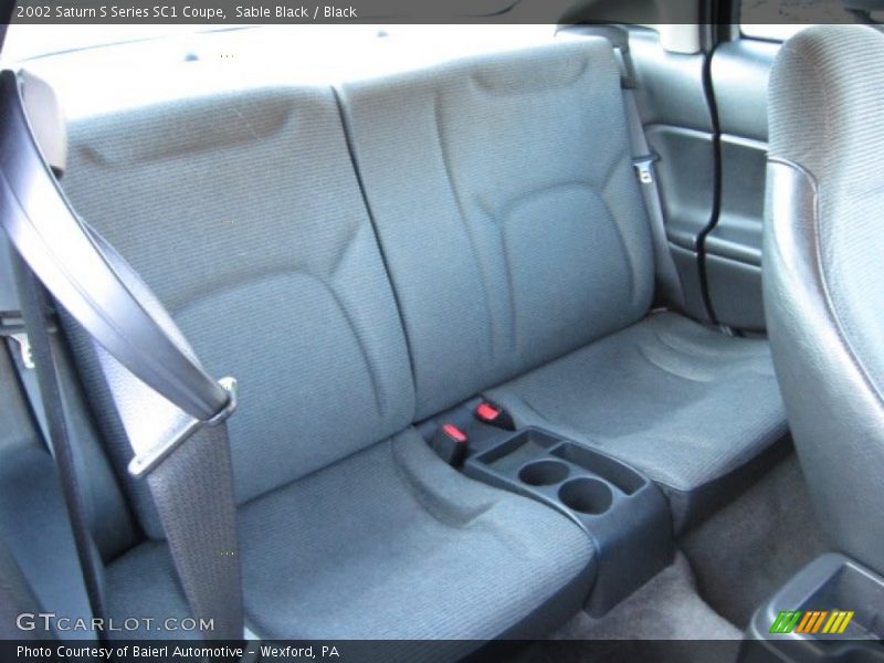 Sable Black / Black 2002 Saturn S Series SC1 Coupe