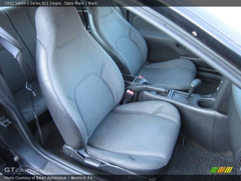 Sable Black / Black 2002 Saturn S Series SC1 Coupe