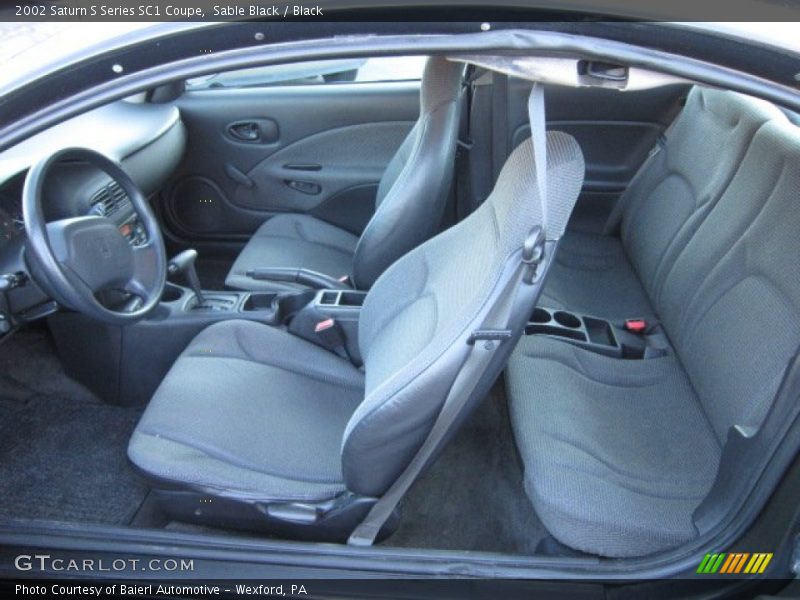 Sable Black / Black 2002 Saturn S Series SC1 Coupe