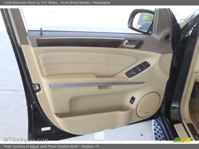Verde Brook Metallic / Macadamia 2008 Mercedes-Benz GL 550 4Matic