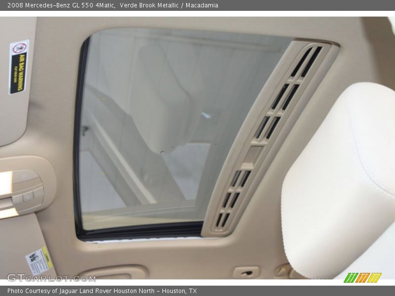 Verde Brook Metallic / Macadamia 2008 Mercedes-Benz GL 550 4Matic