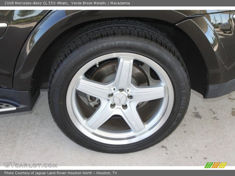 Verde Brook Metallic / Macadamia 2008 Mercedes-Benz GL 550 4Matic