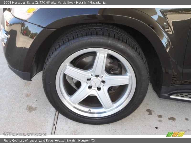 Verde Brook Metallic / Macadamia 2008 Mercedes-Benz GL 550 4Matic