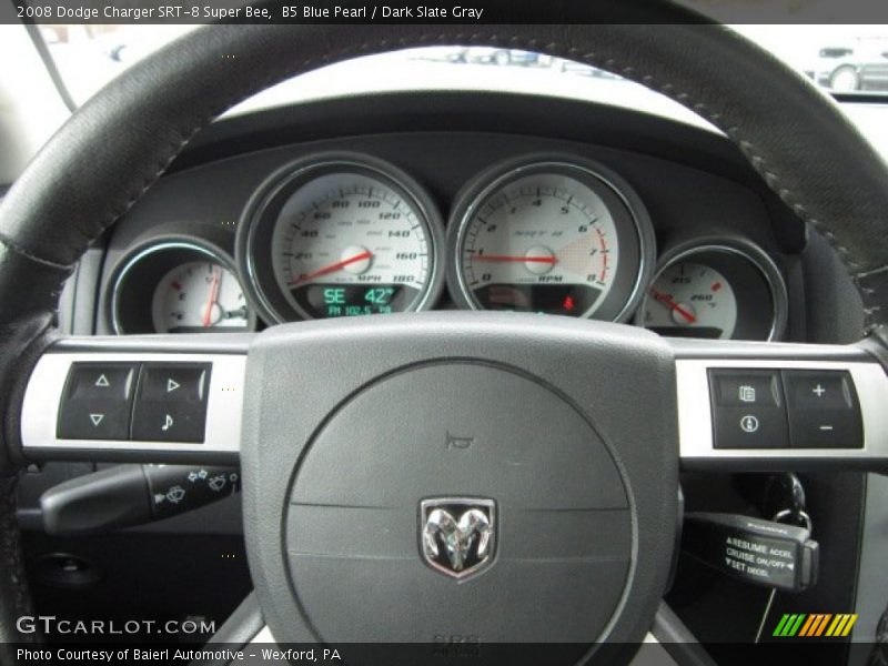 B5 Blue Pearl / Dark Slate Gray 2008 Dodge Charger SRT-8 Super Bee