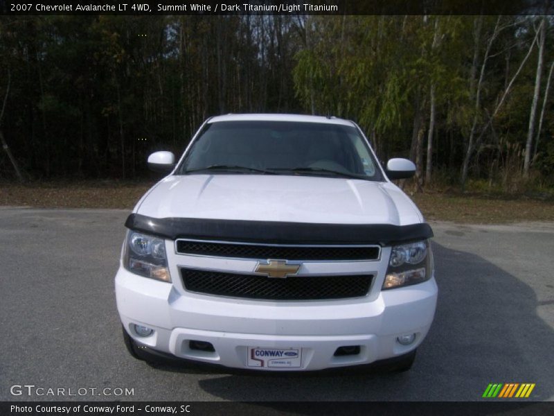 Summit White / Dark Titanium/Light Titanium 2007 Chevrolet Avalanche LT 4WD