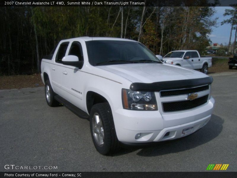 Summit White / Dark Titanium/Light Titanium 2007 Chevrolet Avalanche LT 4WD