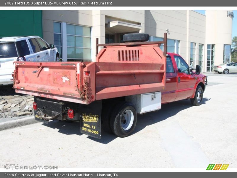 Red / Medium Flint 2002 Ford F350 Super Duty XL Crew Cab