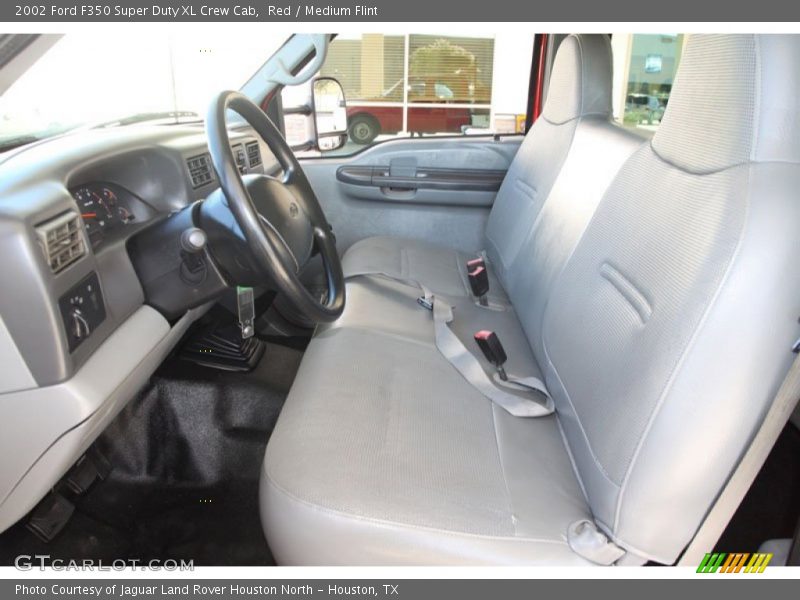 Red / Medium Flint 2002 Ford F350 Super Duty XL Crew Cab